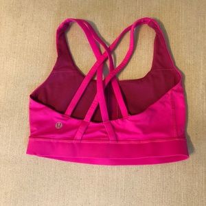 Lululemon size 4 Fuchsia Sports Bra
